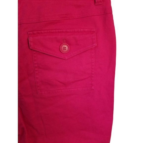 Talbots Petites Bermuda Shorts Women's Size 8 Pink - Picture 4 of 6